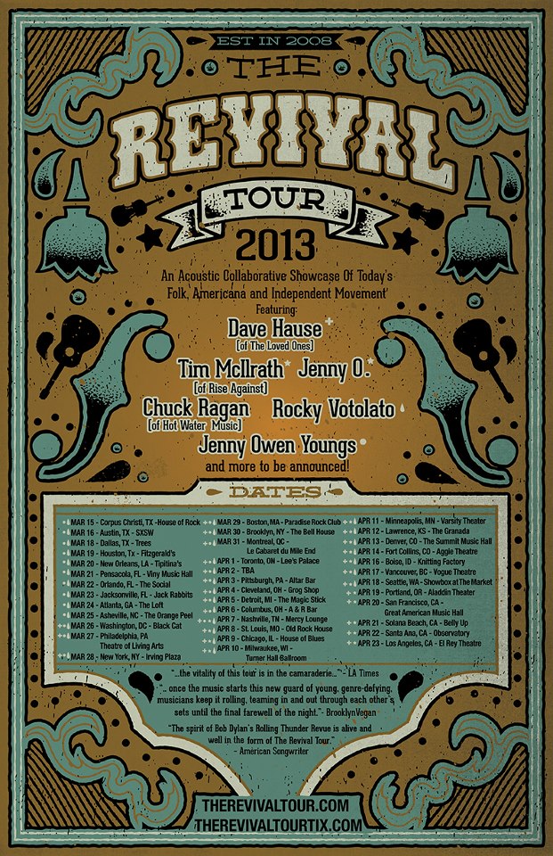 The 2013 Revival Tour Info Released