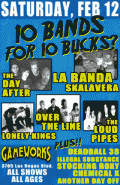 The Loud Pipes, La Banda Skalavera, The Day After, Over the Line, The Lonely Kings