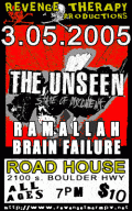The Unseen, Ramallah, Brain Failure
