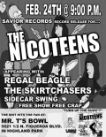 The Nicoteens, Regal Beagle, Skirtchasers, Sidecar Swing