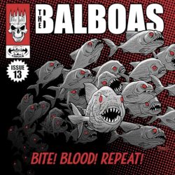 THE BALBOAS RELEASE BITE! BLOOD! REPEAT! — A FRENZIED SURF-PUNK SURGE
