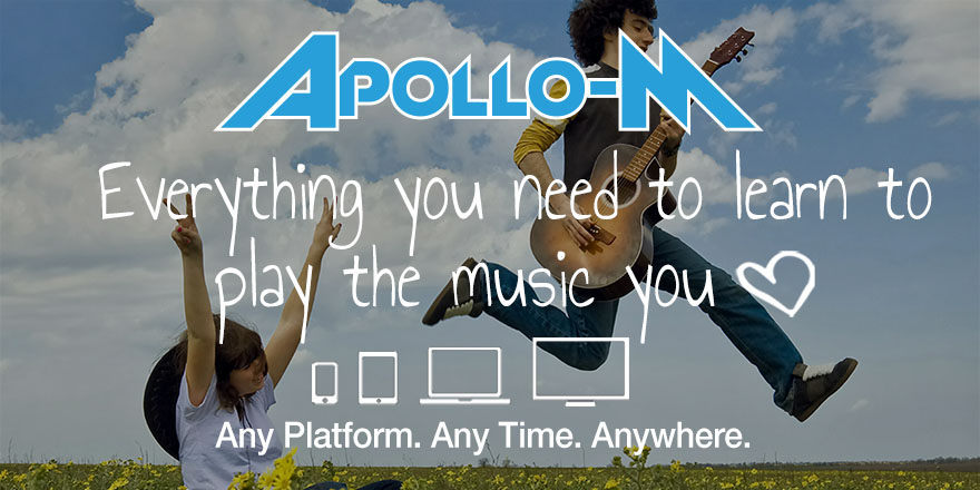 LearnToPlayMusic.com launches Apollo-M, the Netflix-style music-learning service