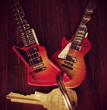 Cool Merch Spotlight: Rockin’ Keys Guitar Shaped House Keys