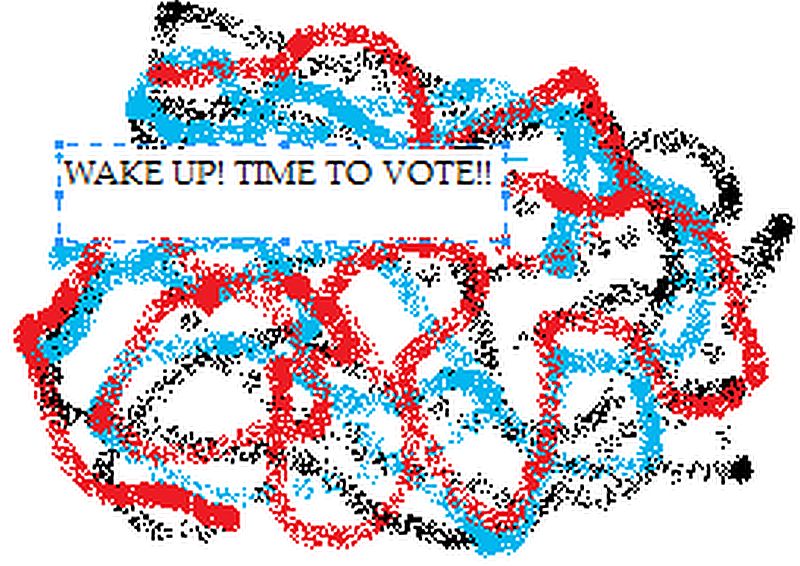 Wake up! Time to vote!