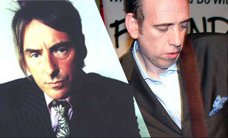 Mick Jones of The Clash joins Paul Weller onstage in Stoke