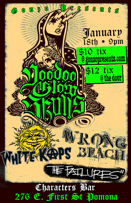 Voodoo Glow Skulls, White Kaps, Wrong Beach, The Failures