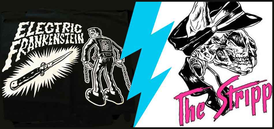 ELECTRIC FRANKENSTEIN/THE STRIPP – Split 7” (Spaghetty Town)